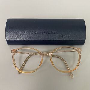 CHANEL 3282 c. 1681 Beige Crystal Eyeglass Frames 52 18 140 Italy Women’s